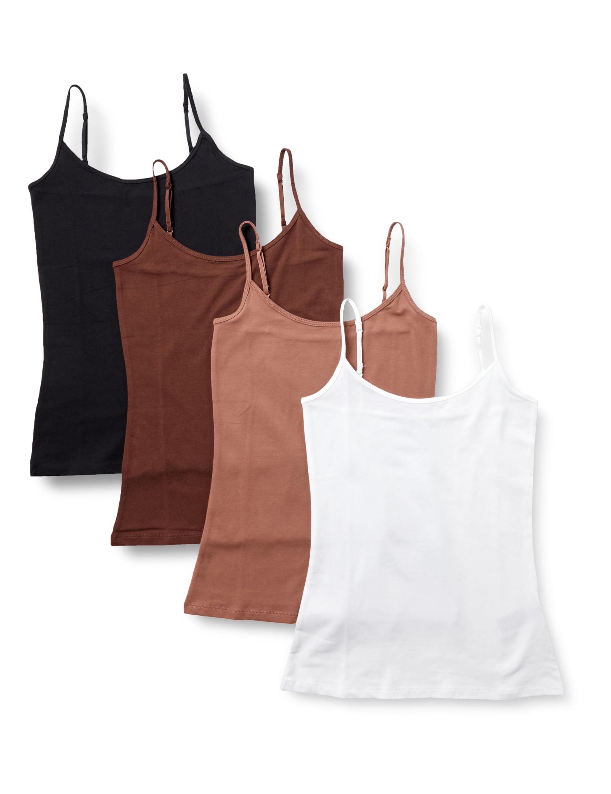 Amazon Essentials Women's 4-Pack Slim-Fit Camisole