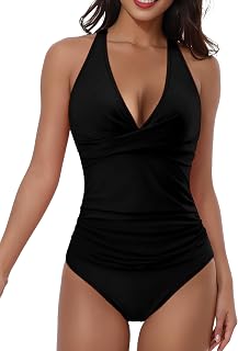 Women's Sexy Halter One Piece Swimsuit