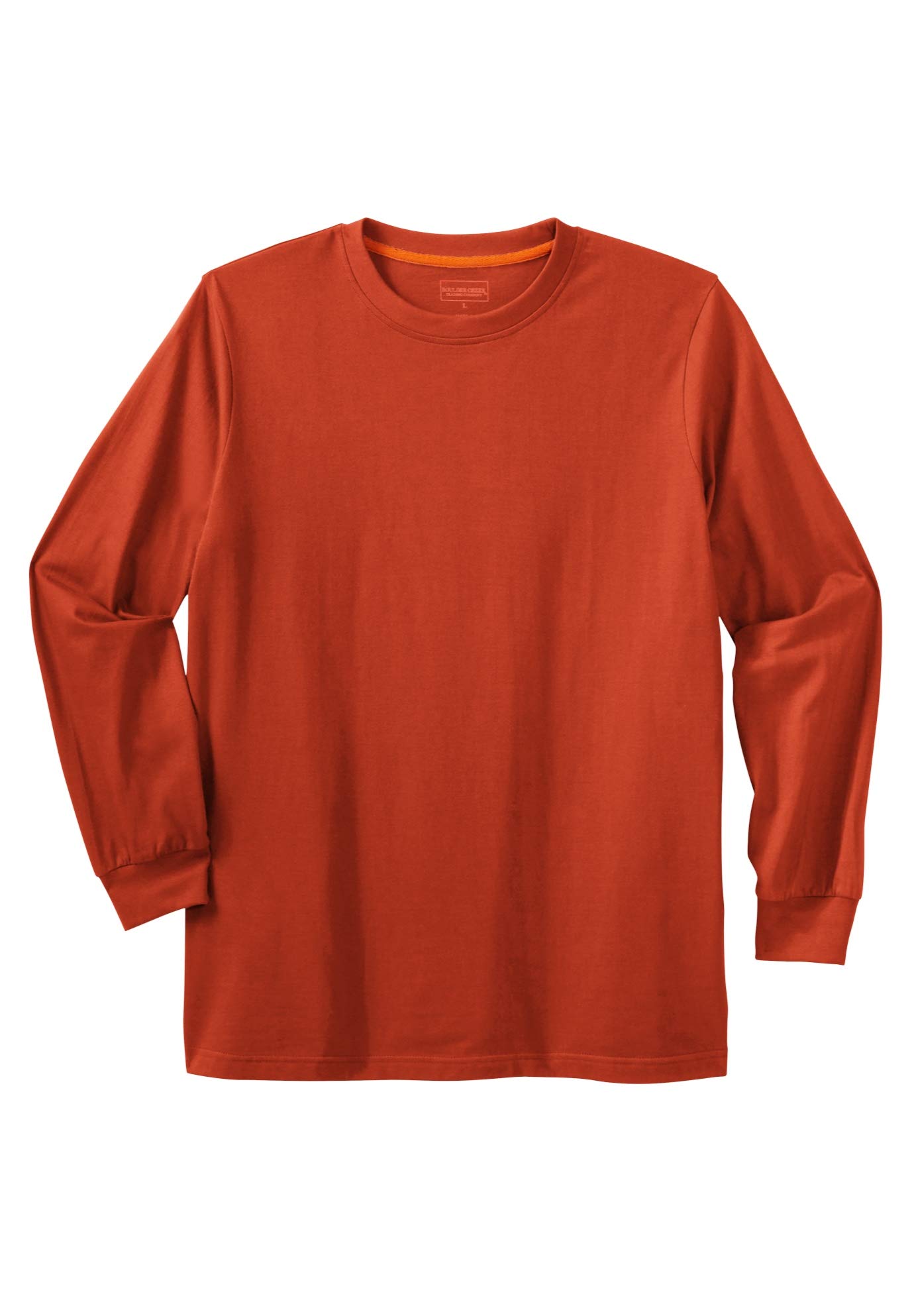 Boulder Creek by Kingsize メンズ ビッグ&トール 厚手 長袖 ポケットなし クルーネックTシャツ US サイズ: 3X-Large B
