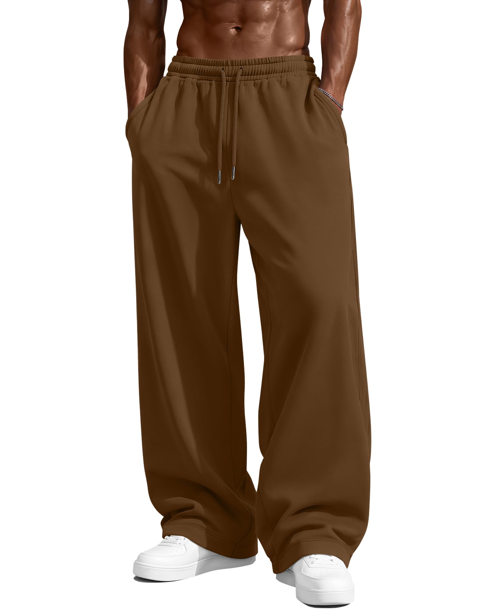 Neer Men's Baggy Sweatpants Wide Leg Pants