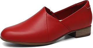 TALENAVA Women's Classic Comfort Dress Shoes Casual Leather Loafers Flats Cute Versatile Slip-Ons Everyday Work Shoes