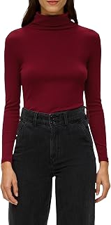s.Oliver Fine Knit Viscose Mix Jumper with Turtleneck