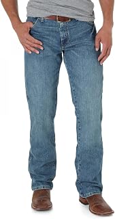 Wrangler Men s Retro Slim Fit Boot Cut Jean, Worn In, 32x32