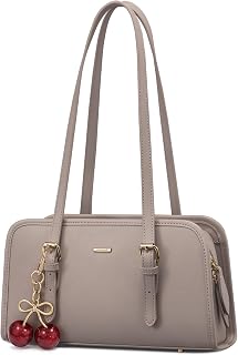 LOVEVOOK Swing Zip Shoulder Bag, Small Purses for Women Trendy Handbags, Mini Vintage Hobo Clutch Leather Tote