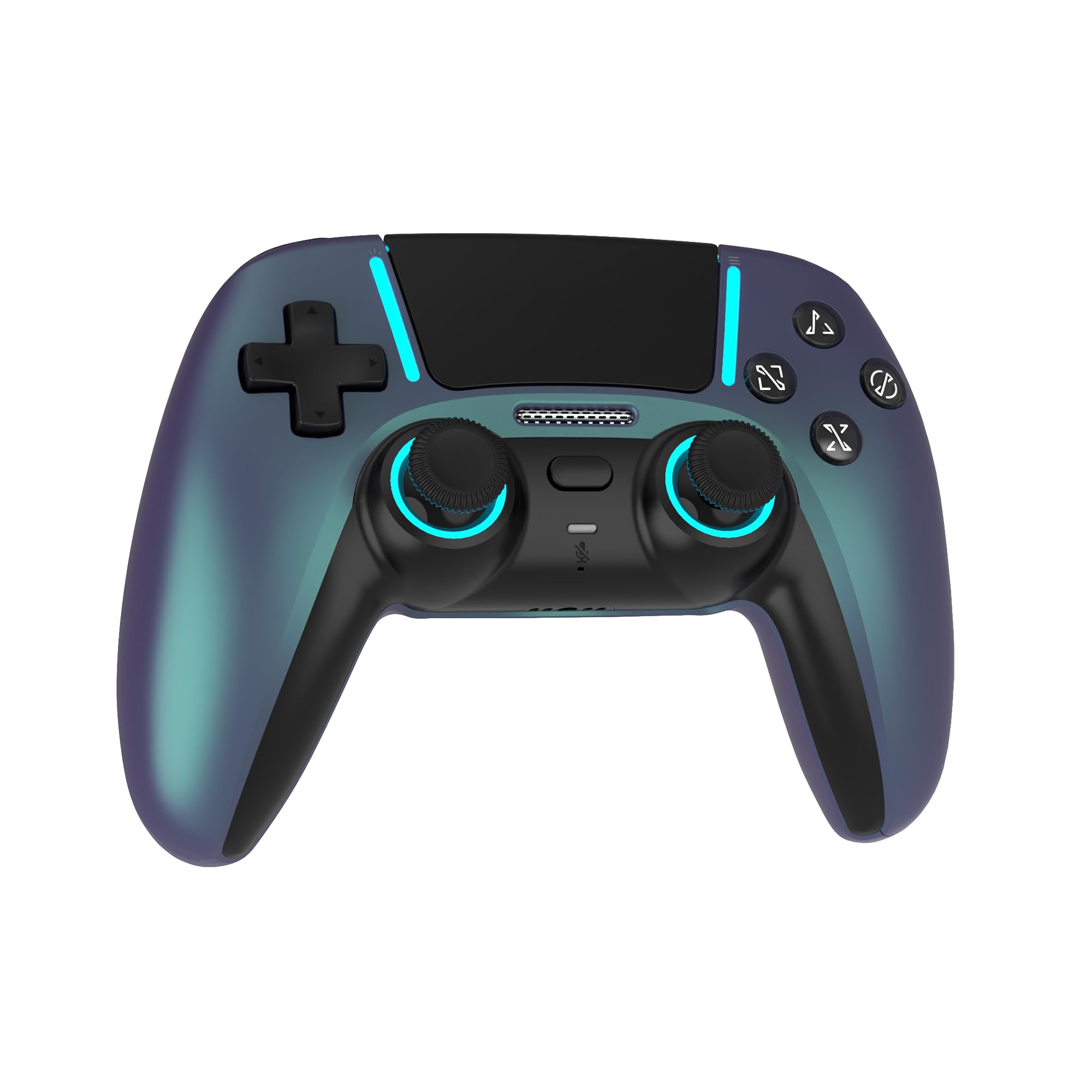 ASRVA Wireless Pro Controller, Hall Effect Sticks, 4 Back Buttons, Blue | Drift,