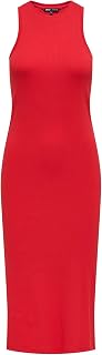 ONLY Women's Sleeveless Midi Knit Bodycon Dress