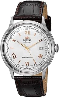 Orient Men's '2nd Gen. Bambino Ver. 2' Japanese Automatic Stainless Steel and Leather Dress Watch