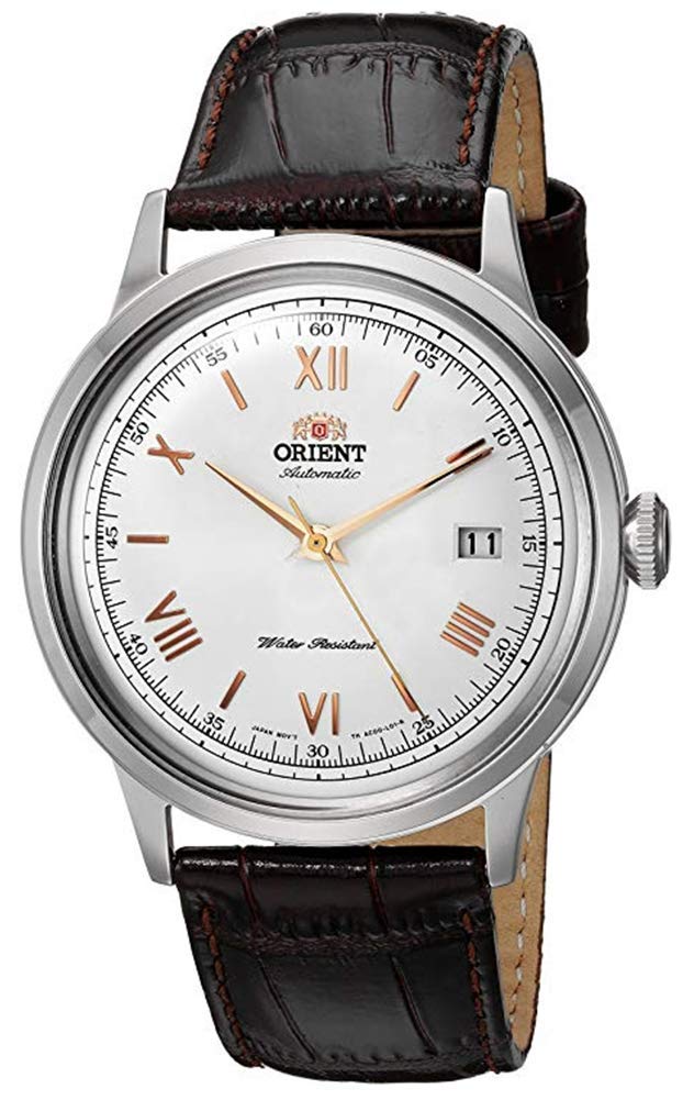 Orient Men's '2nd Gen. Bambino Ver. 2' Japanese Automatic Stainless Steel and Le