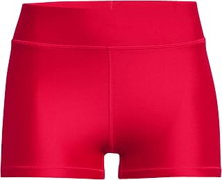 Under Armour Women's HG Armour Mid Rise Shorty, Breathable Sports Shorts, Quick-Drying Sports Trousers with Compression