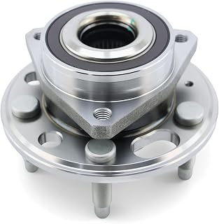 BDELI 513288 Front or Rear Wheel Bearing Hub Fit for 2013-2015 Chevy Malibu | 14-17 Impala, 10-17 Equinox, GMC Terrain, Cadillac CTS/XTS, Buick Lacrosse Regal Wheel hub assembly, Saab 9-5, 5 Lugs, w/ABS