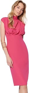 Trendyol Schwarzes Steile Kragenkleid Women's Business Casual Dress (Pack of 1)