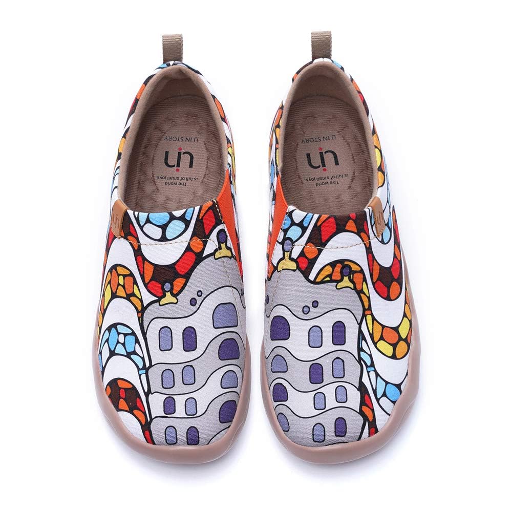 UIN Toledo Women's Lightweight Slip On Loafer Shoes Comfort Fashion Trainers Hik