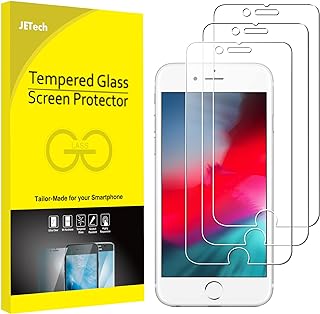 JETech 3 Pack Screen Protector for iPhone SE 3/2 / iPhone 8/7/6s/6