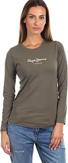 Pepe Jeans Women's New Virginia Ls N T-Shirt (Pack of 1)