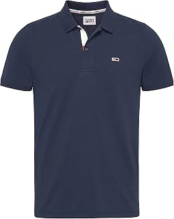 Tommy Jeans Men's Short-Sleeved Polo Shirt Slim Fit