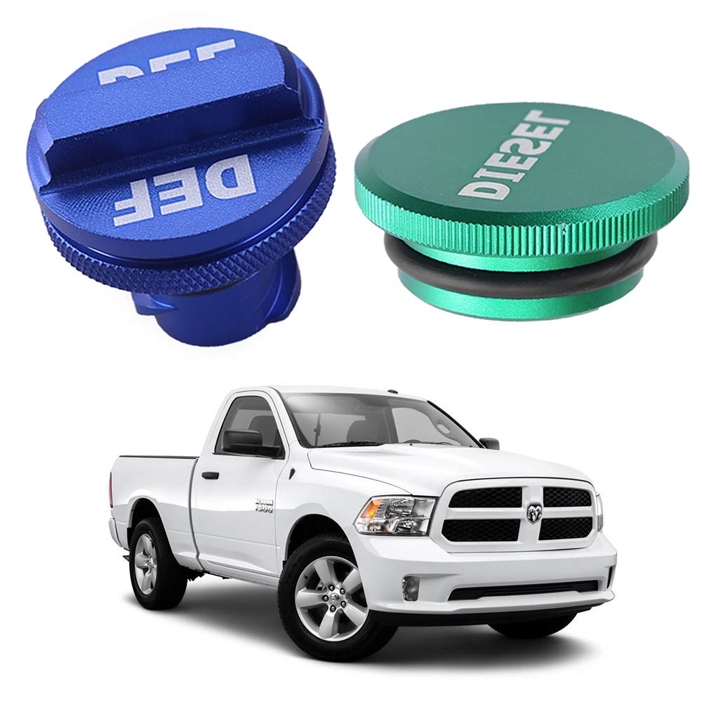Diesel Fuel Cap for Dodge Ram 1500 2500 3500 4500 5500 diesel Trucks with Blue D