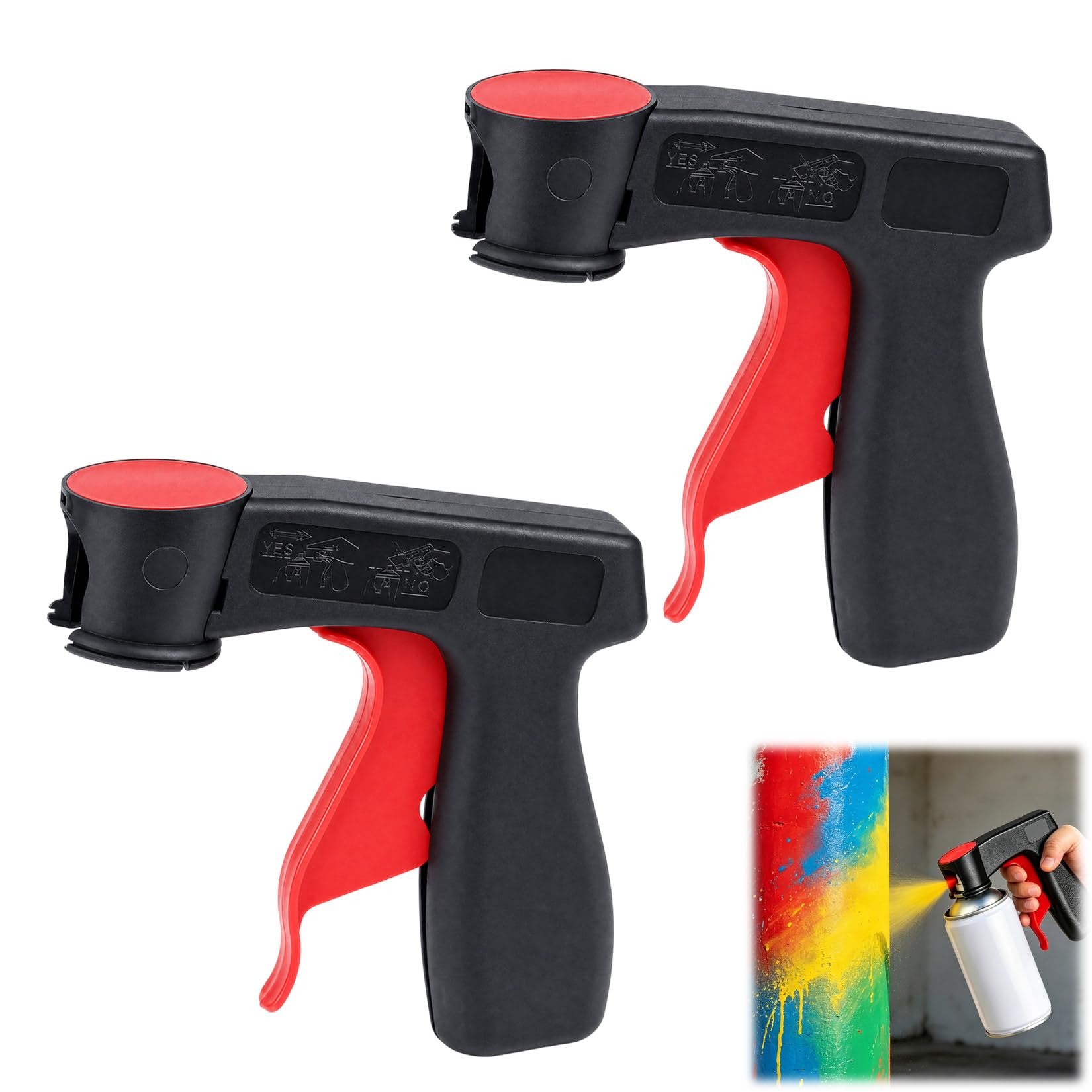 2 Pcs Aerosol Spray Can Trigger Handle, Spray Can Trigger Grip Handle | Instantl
