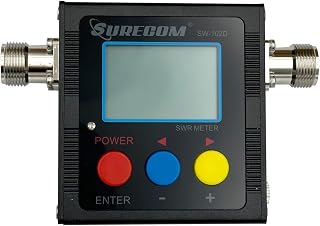 Mcbazel Surecom SW-102D-S VHF/UHF 125-525Mhz 120W V.S.W.R. & Power Meter (SO239 Connector)