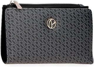 Pepe Jeans Megan Multi Size Wallet, Pink, Black and Camel, Made of Faux Leather, Card Holder, One Size
