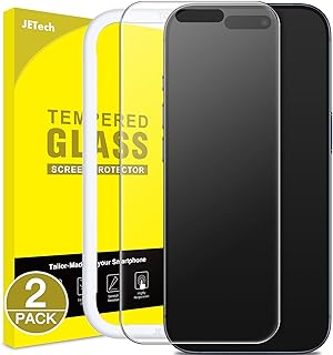 JETech Matte Screen Protector for iPhone 15 Pro Max, 2-Pack
