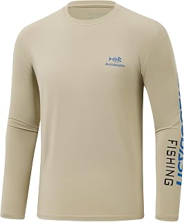 Bassdash Men’s UPF 50+ Sun Protection Long Sleeve Shirts Quick Dry Performance SPF UV Shirt for Outdoors Fishing Hiking FS31M