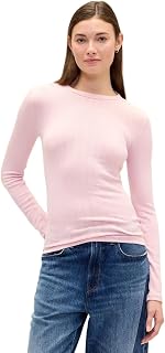 GAP Womens Cozy Ribbed Crewneck Pullover