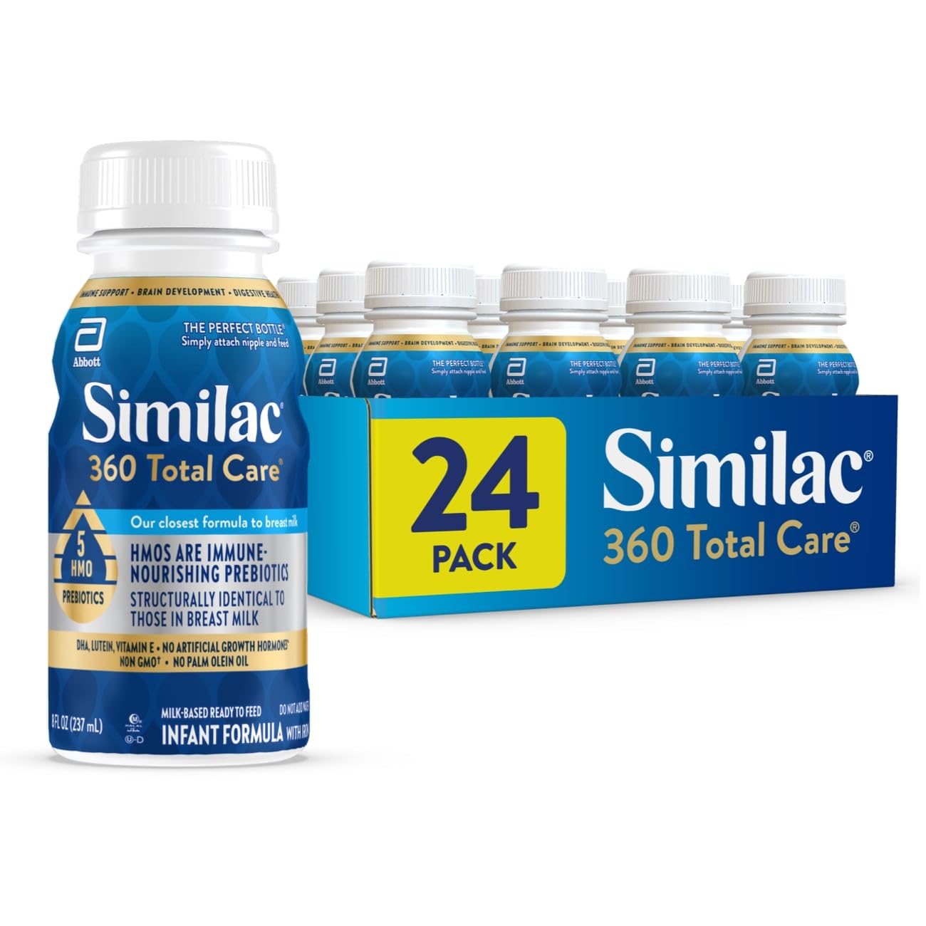 Similac 360 Total Care Ready-to-Feed Baby Formula | 5 HMO Prebiotic Blend, Infan