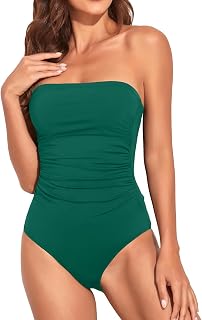 Holipick Women's One Piece Tummy Control Swimsuit, No