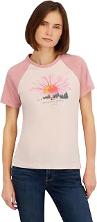 Spyder Women's Floral Adventure Graphic Short Sleeve Tee T-Shirt