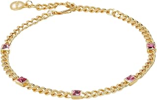 Alex and Ani September Birthstone Sapphire Curb Chain Bracelet