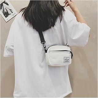 Women Candy Color Shoulder Bag Lightweight Casual Mini Square Handbag for Daily Use and Travel