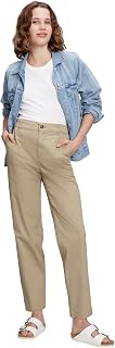 GAP Womens High Rise Girlfriend KhakiPants