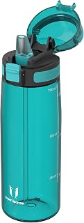 Sparrow Sport Water Bottle with Straw - Tritan Plastic Drinks Bottles