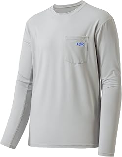 BASSDASH Men's UPF 50+ Performance Sun Protection UV Fishing Hiking Sports Shirts