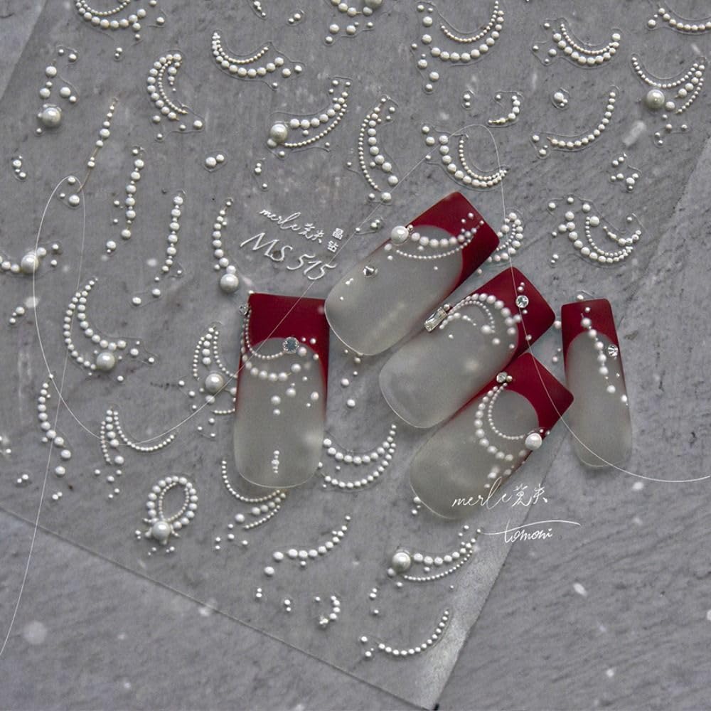 DIY Adhesive Line Slider Decal Nail Art Decoration Nail Sticker 3D French Tip (M