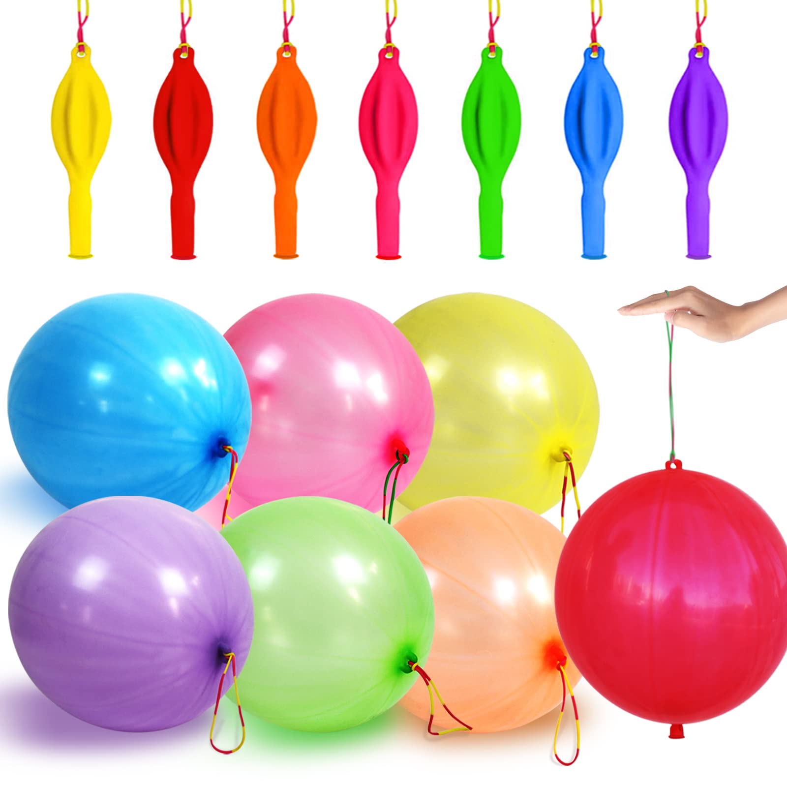 30pcs Punch Balloons for Kids Ideal Party Bag Fillers, 18 Inch Thickened Latex B
