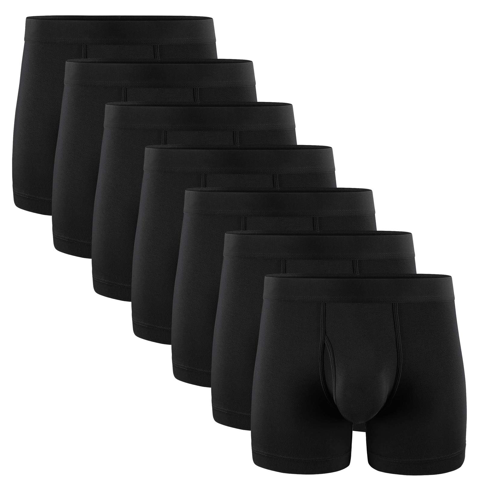 5Mayi Men's Underwear Boxer Briefs Cotton Regular Long Mens Boxer Briefs Underwe