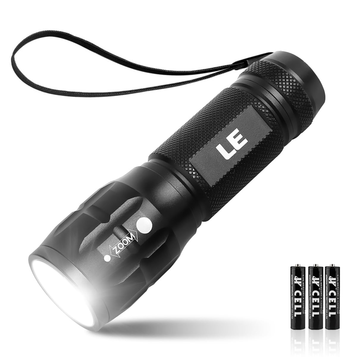 Lepro LE LED Torch Battery Powered, Camping Flashlight, Adjustable Focus | LE100