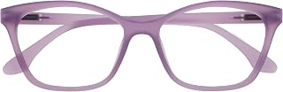 OPULIZE KAT Reading Glasses - Cat Eye Frame - Matte Purple - Men and Women - Spring Hinges - R59-5 - +1.50