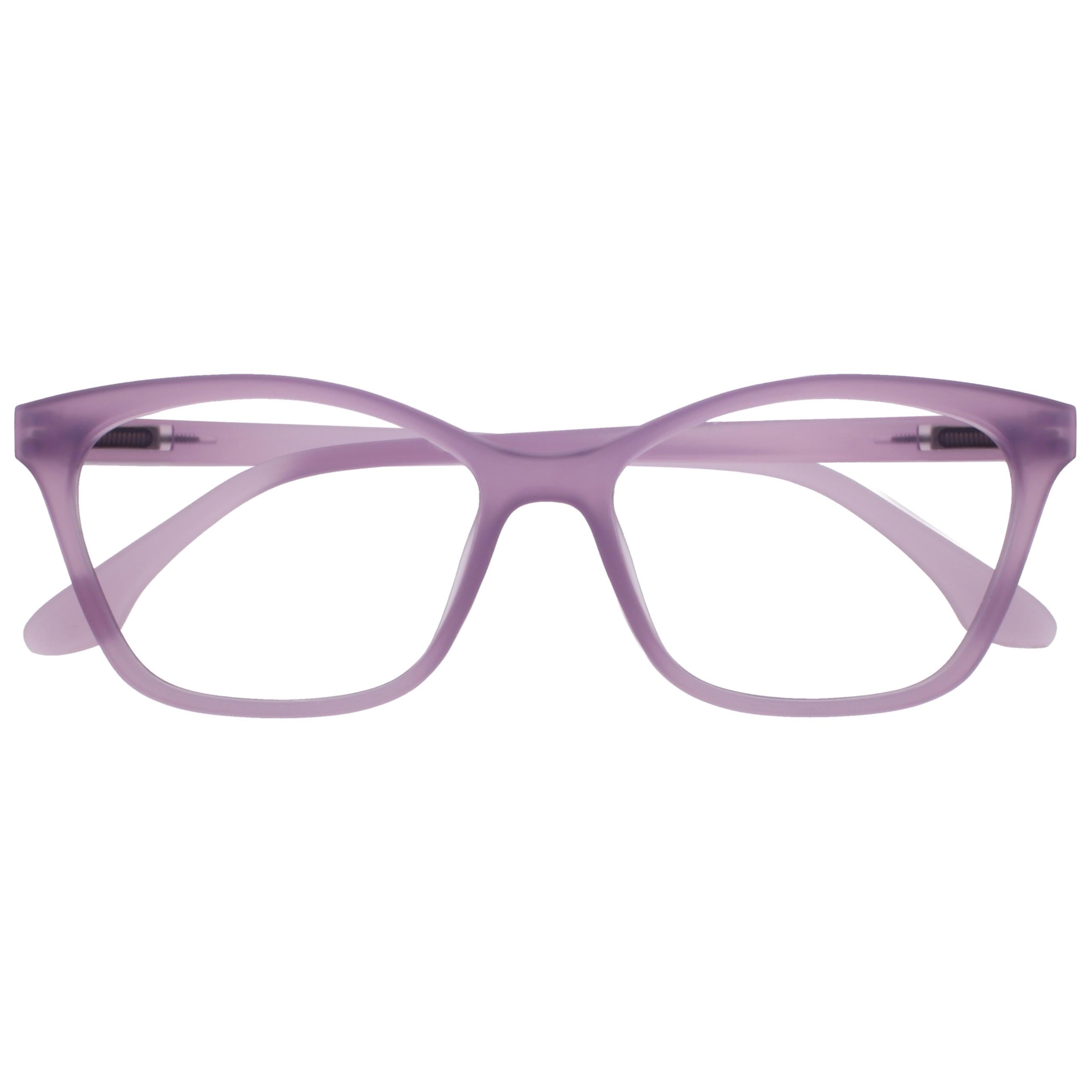 OPULIZE KAT Reading Glasses - Stylish Cat-Eye Frame - Matte Mauve - Unisex Model