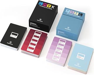 Design Swatch A CMYK and Pastels Color Reference Guide with 100 Cards and 600 Design-Focused Colors (CMYK + Pastels)
