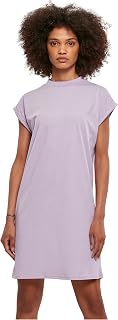 Urban Classics Ladies Turtle Extended Shoulder Dress Women's Mini Dress Black