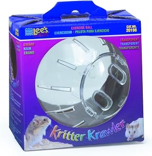 Lee's Kritter Krawler Mini Exercise Ball, 5", Clear