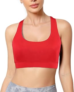 Soutien-gorge de sport à fort impact pour femme - Soutien-gorge rembourré pour entraînement, fitness, sport, yoga