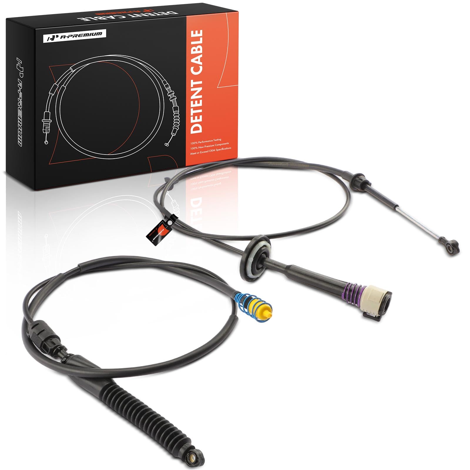 A-Premium Set of 2 Automatic Transmission Gearshift Control Cable | Compatible w