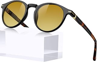 KANASTAL Retro Round Sunglasses Men Women Polarised