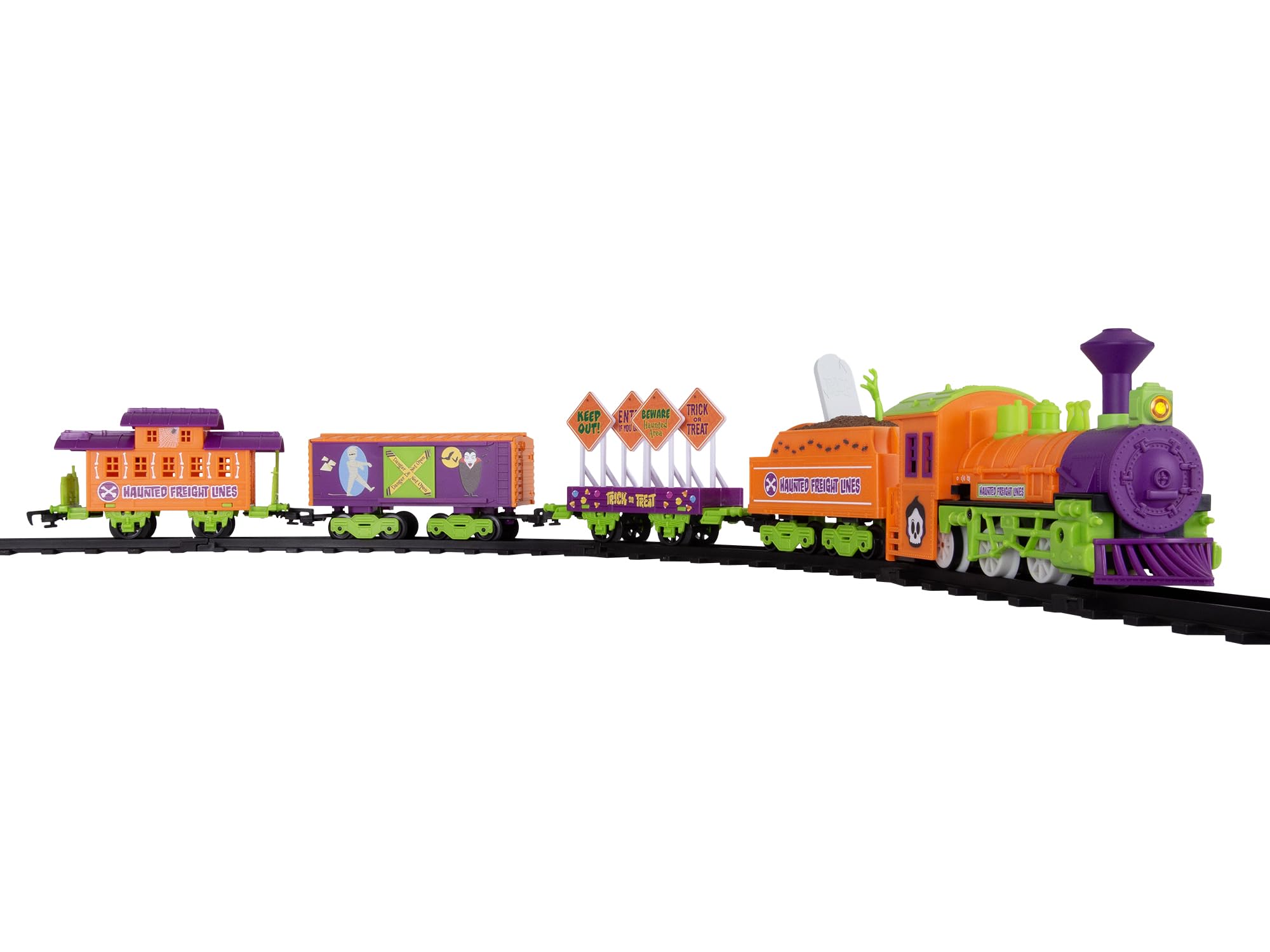 Lionel Halloween Haunted Freight Mini Ready-to-Play Battery Train Set
