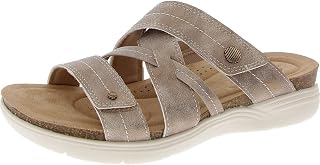 Clarks womens April Willow Slide Sandal