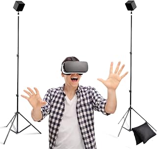 Skywin VR Tripod Stand for HTC Vive Base Station - 2 Adjustable Stands | Stable Tracking, Compatible with HTC Vive, Sensor Stand & Base Station Mount for Vive Sensors or Oculus Rift Constellation
