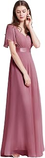 Ever-Pretty A-line V-Neck Short Sleeve Chiffon Empire Cut Women's Party